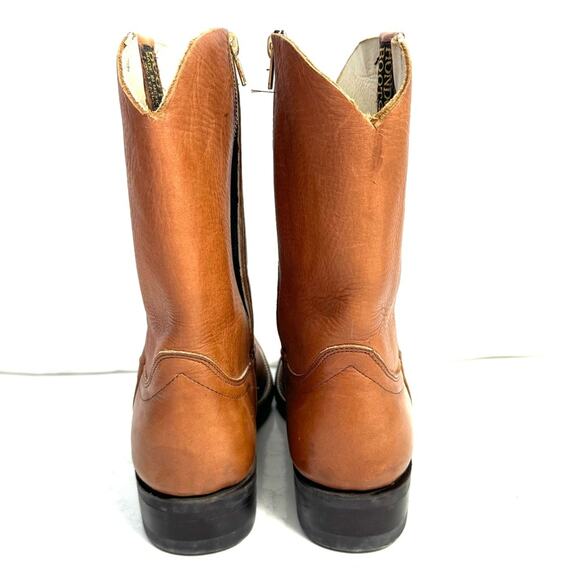 Hondo Tan Leather Men’s Boots Size 8 EE - Picture 4 of 10